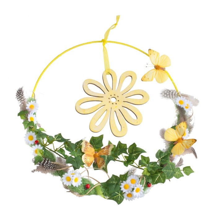 Fleurs de marguerites, blanc D=20mm / 18pcs