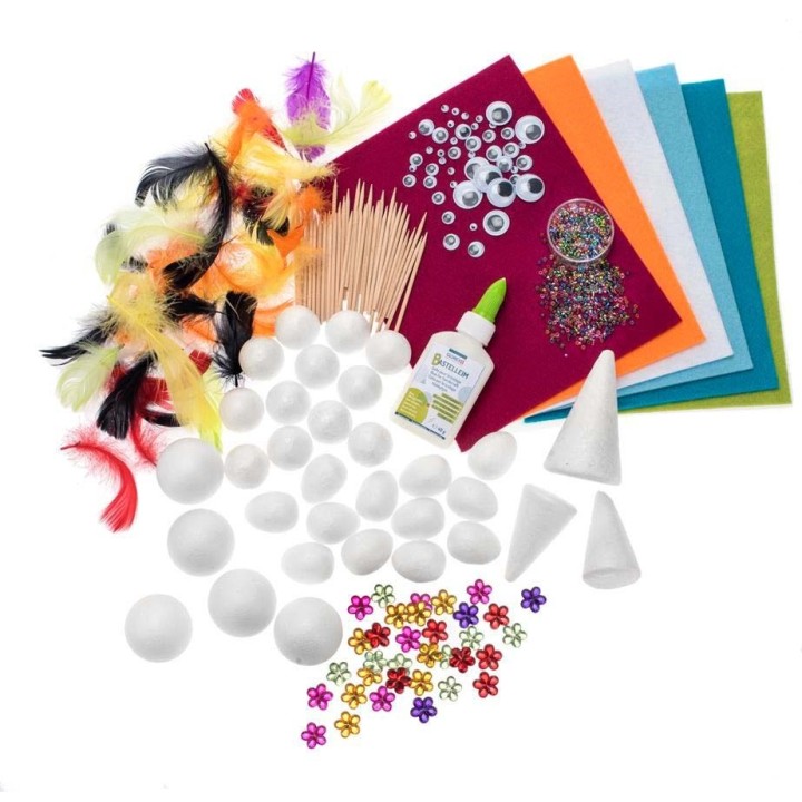 Jumbo Creativ-Mix Styropor ca. 1'100 Teile