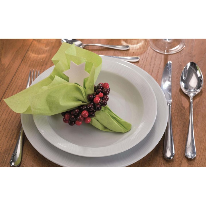 Berries red with wire 2 bunches 9mm