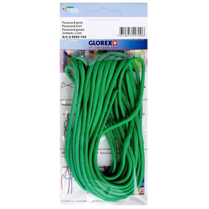 Paracord 2x4mm, 5m grün