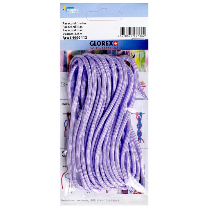 Paracord 2x4mm, 5m lilac
