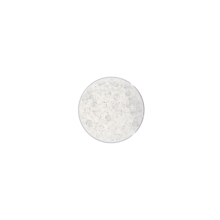 Perles en verre taillé 4mm 100pcs cristal