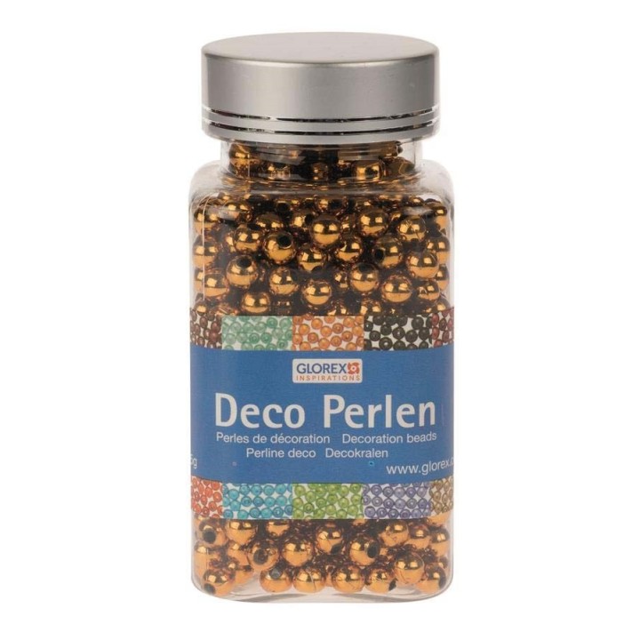 Dekoperlen 75 g 6mm orange