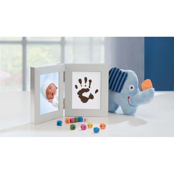 Memory Abdruck-Set 20,4x12,2cm 2-teilig mit Stempelkissen Alu
