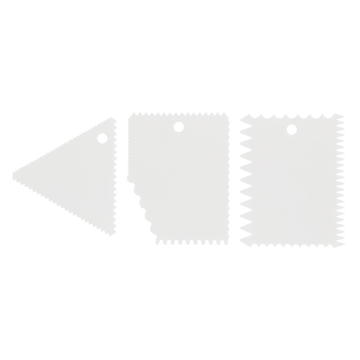 Couteaux à peindre à effets 3 pcs, manche en plastique