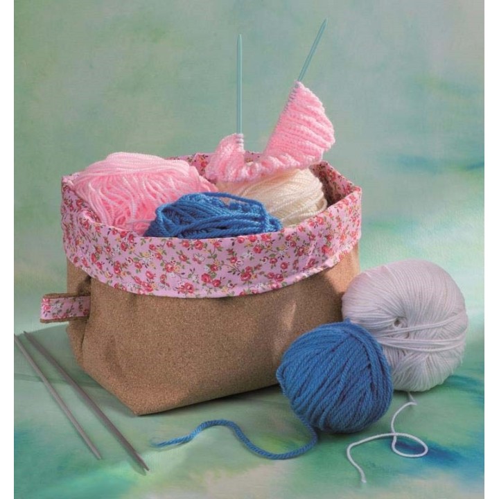 Kork-Set Lili Rose Nr. 3 45x48cm Bänder 3x1m 8 Knöpfe