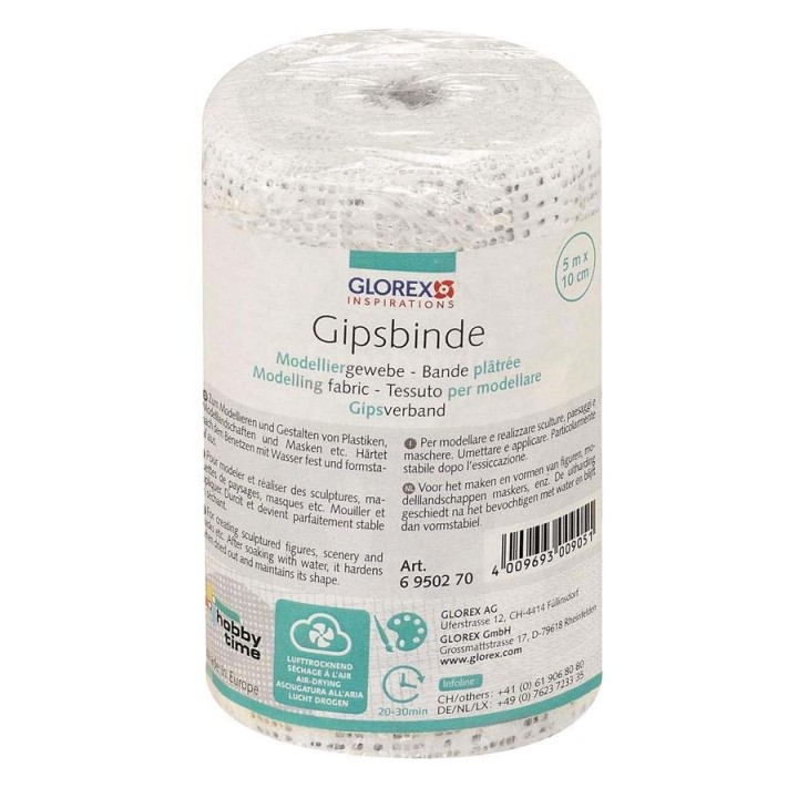 Gipsbinde 5m/10cm Modelliergewebe