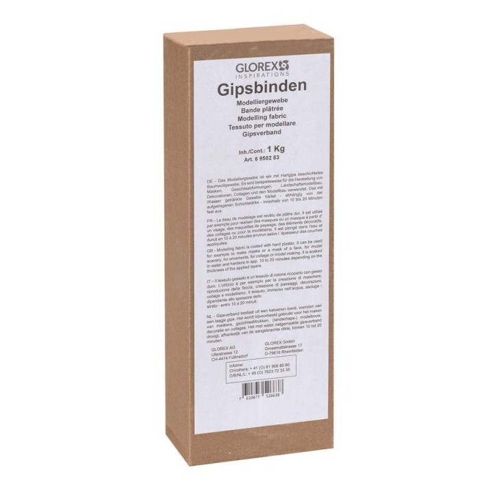 Gipsbinden Grosspackung 1kg Modelliergewebe