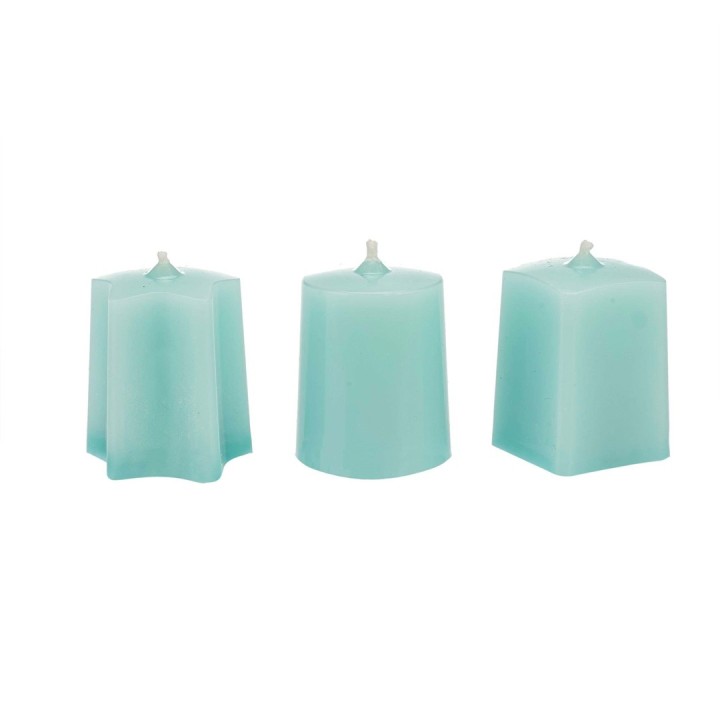 Candle moulds 3pcs 4 x 5 cm