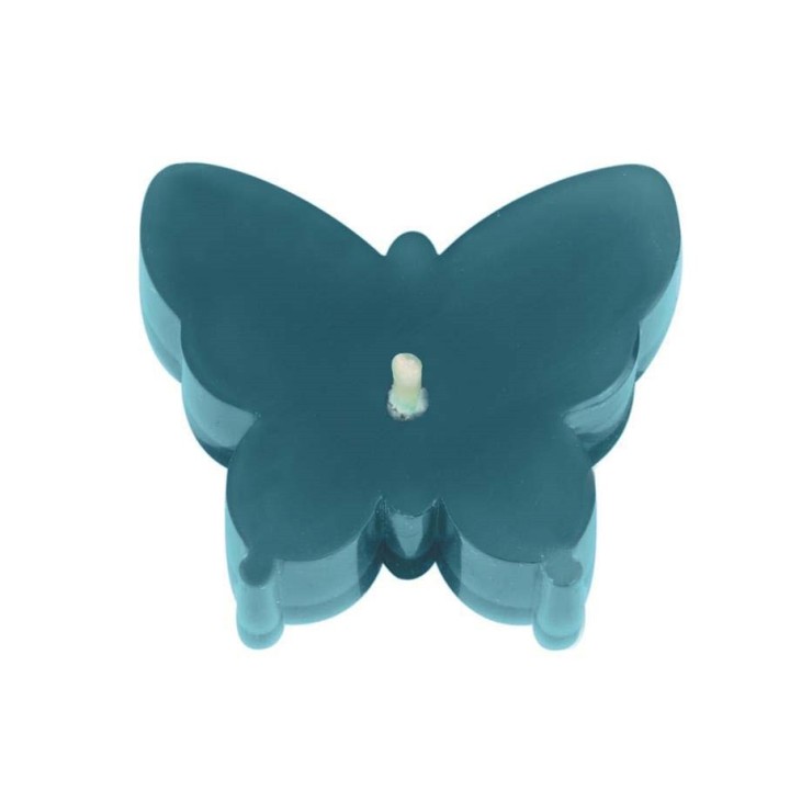 Moule à bougie papillon 3pcs 50x40x20mm avec mèche