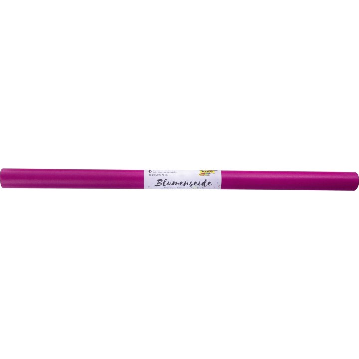 Blumenseide 20g/m² pink 50x70 cm, 6 Bogen gerollt