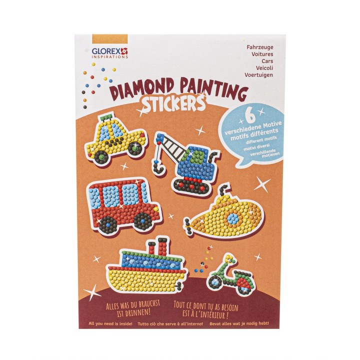 Diamond Painting Stickers Fahrzeuge