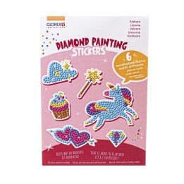 Diamond Painting Stickers Einhorn