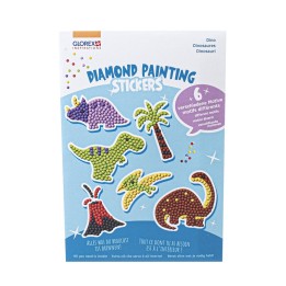 Diamond Painting Stickers Dino