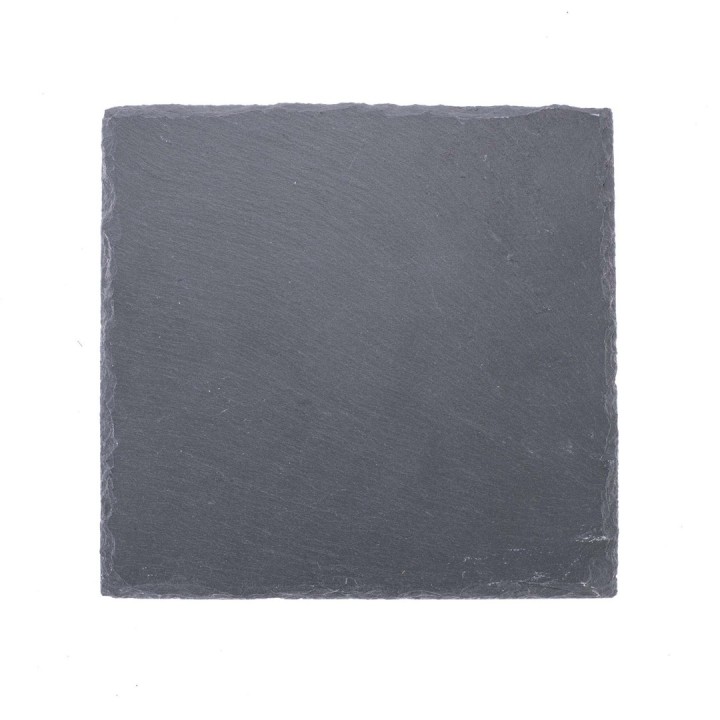 Schiefer Untersetzer,Quadrat 20x20x0,4cm
