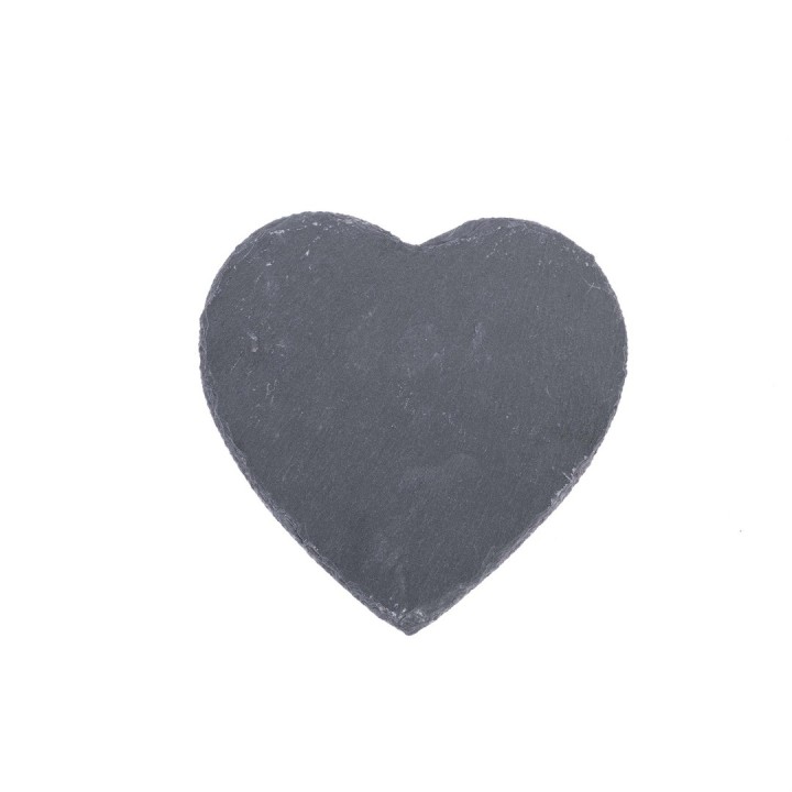 Schiefer Untersetzer, Herz 15x15x0,4cm