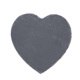 Schiefer Untersetzer, Herz 20x20x0,4cm
