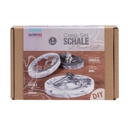 Bastelset Schmuckschale mit Marmoreffekt
