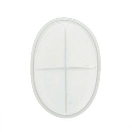 Silikon-Form Seifenschale oval
