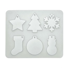 Silikon-Form Weihnachtsform 6tlg