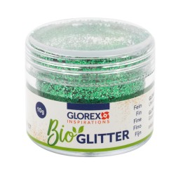 Bio Glitter fein, 10g, grün