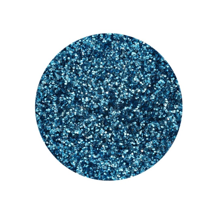 Bio Glitter fein, 10g, h'blau SB-Verpackung