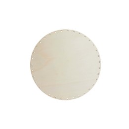Korbgeflechtboden rund 25cm FSC Pappel Holz