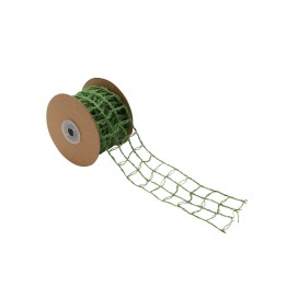 Juteband mit Draht, grün 5x500cm
