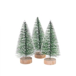 Tannenbaum mit Schnee, 4,5x10cm, 3St