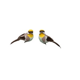 Vogel, gelb, 2 St. 9,5cm