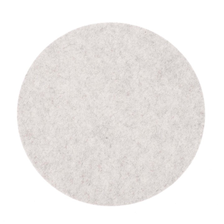 Filz-Tischset, rund, taupe 35x0,3cm