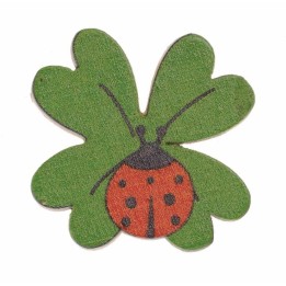 Streuteile Kleeblatt 3cm 6St grün