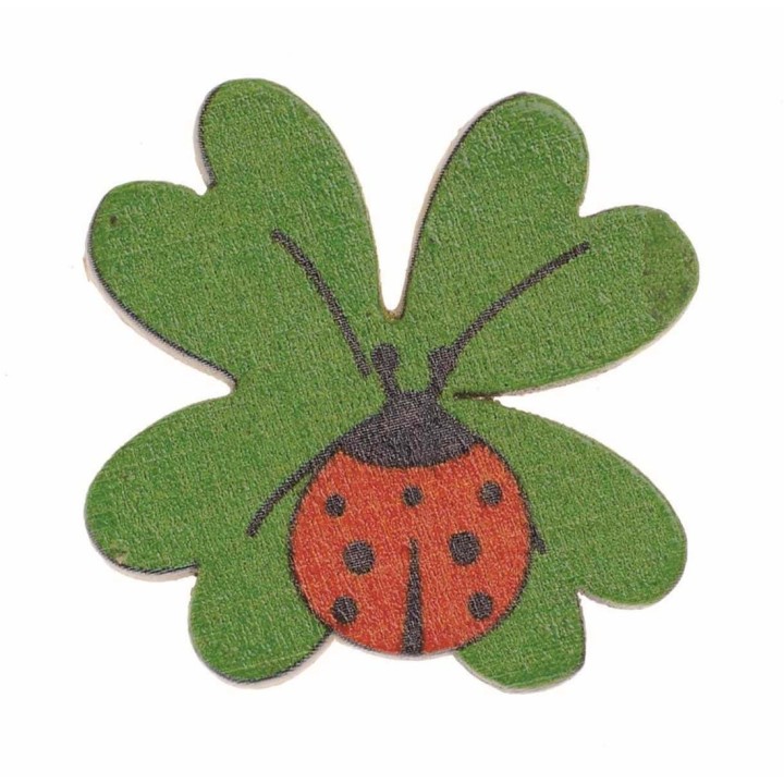 Streuteile Kleeblatt 3cm 6St grün