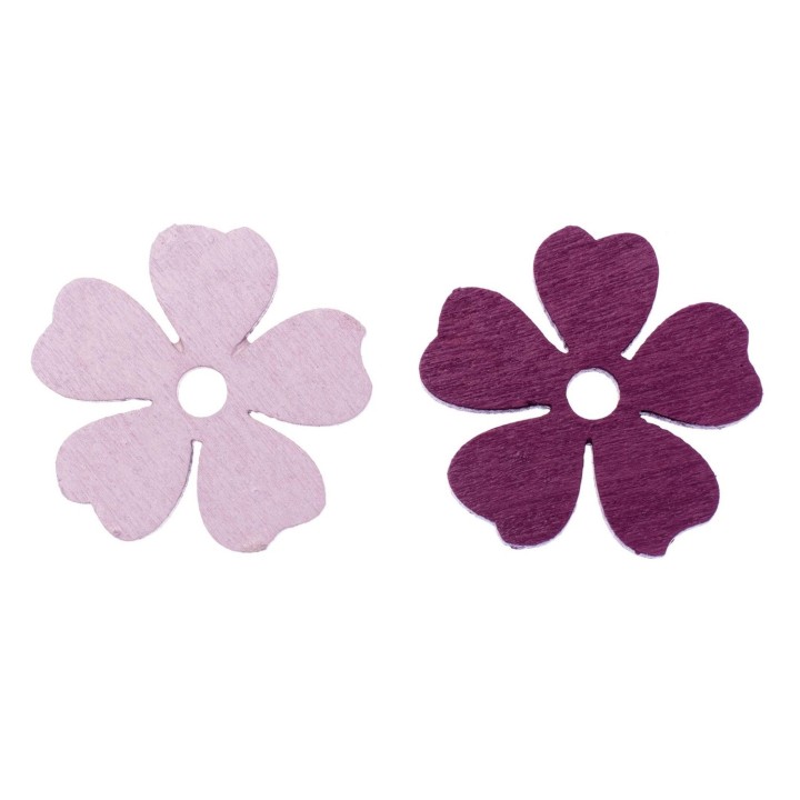 Blumen Streuteil 3,2cm 8St rosa/bordeaux