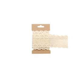Spitzenband, beige 6cmx200cm