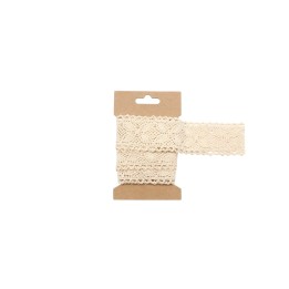 Spitzenband, beige 4cmx200cm