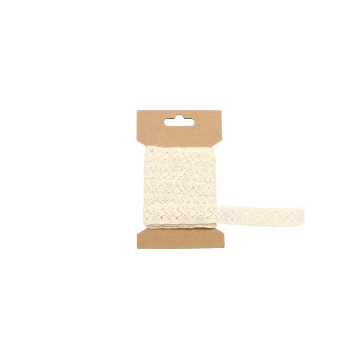 Spitzenband, beige 2,2cmx400cm