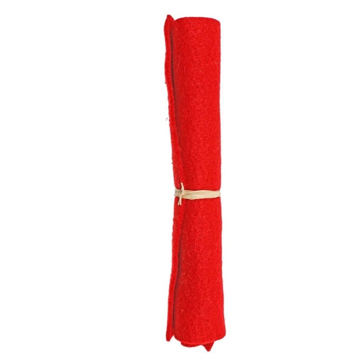 Bastelfilz 250g 2 Bogen, rot 20x30 cm