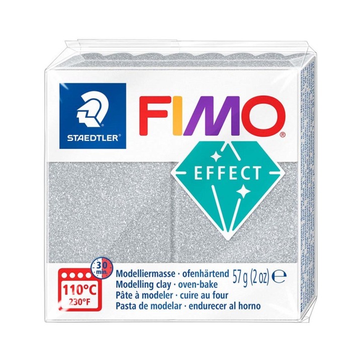 Fimo effect 57g glitter gold