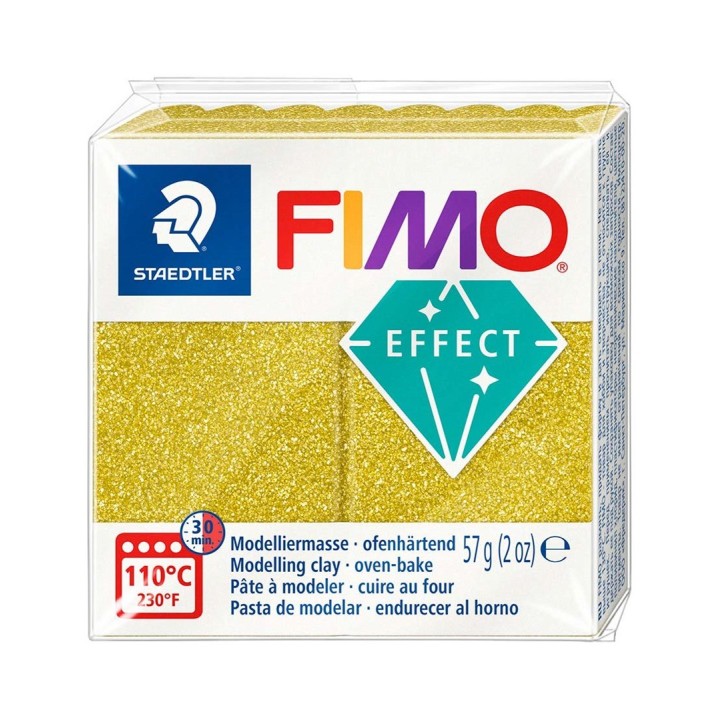 Fimo effect 57g rose gold glitter