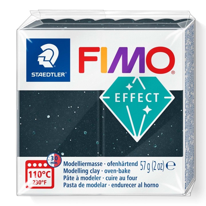 Fimo effect 57g schwarz granit
