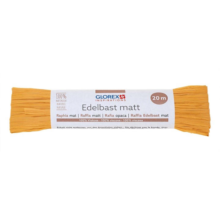 Edelbast matt 20m gelb