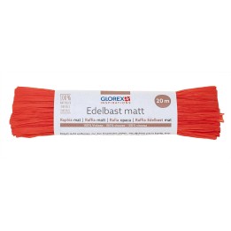 Edelbast matt 20m korallenrot