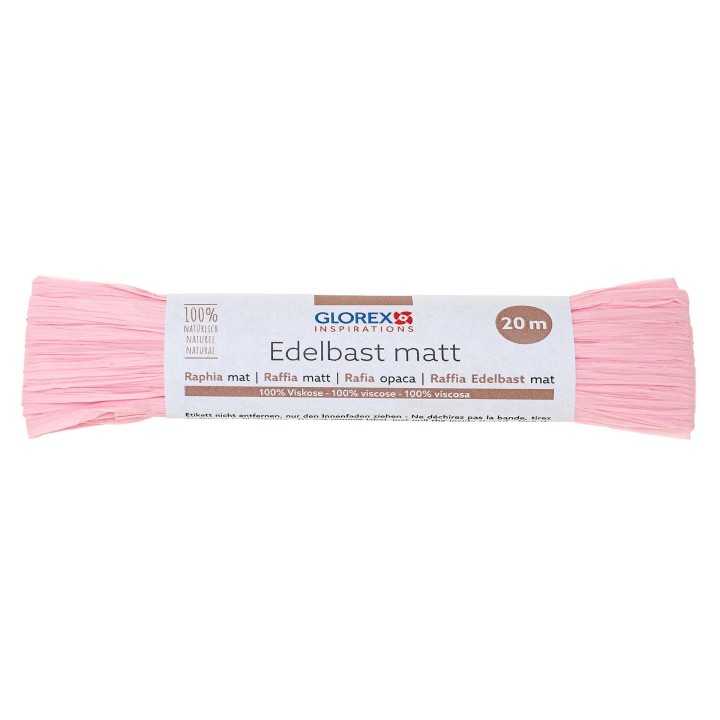 Edelbast matt 20m rosa