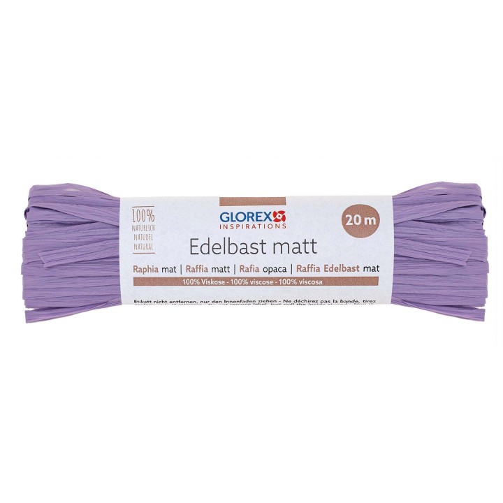 Edelbast matt 20m lavendel