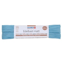 Edelbast matt 20m hellblau