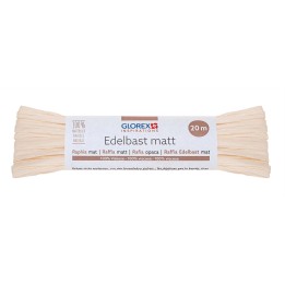 Edelbast matt 20m beige