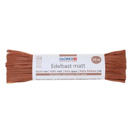 Edelbast matt 20m hellbraun