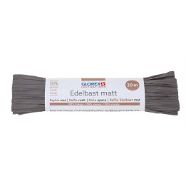 Edelbast matt 20m grau