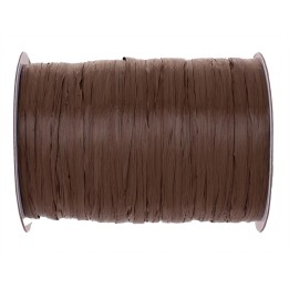 Edelbast matt 100m dunkelbraun
